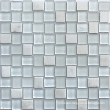 Wholesale Single Color Mixing Crystal Glass Mosaic for Bathroom